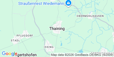 Karte Thaining