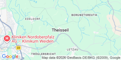 Karte Theisseil