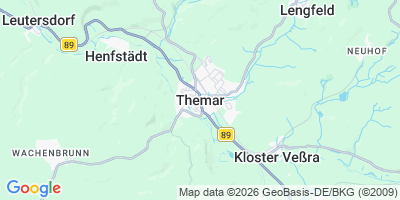 Karte Themar