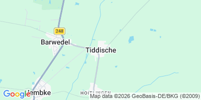 Karte Tiddische