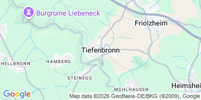 Karte Tiefenbronn