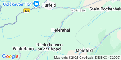 Karte Tiefenthal