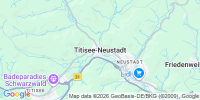 Karte Titisee-Neustadt
