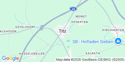 Karte Titz