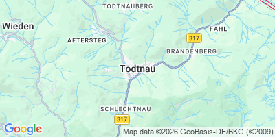 Karte Todtnau