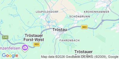 Karte Tröstau