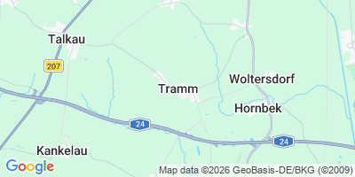 Karte Tramm