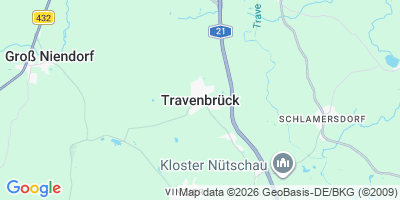 Karte Travenbrück