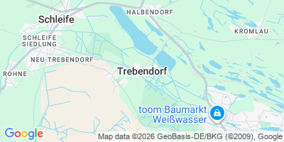 Karte Trebendorf / Trjebin