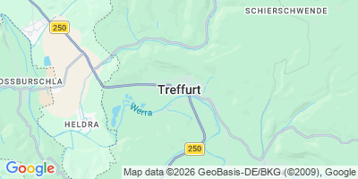 Karte Treffurt