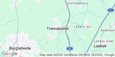 Karte Tremsbüttel