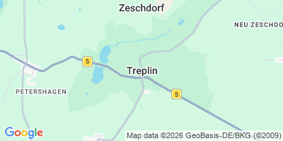Karte Treplin