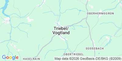 Karte Triebel/Vogtl.