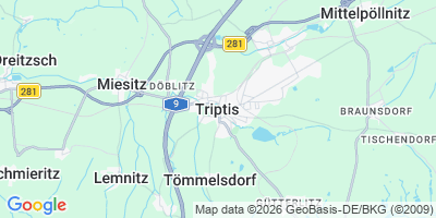 Karte Triptis