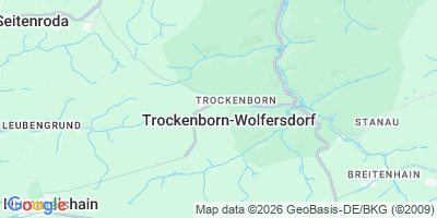 Karte Trockenborn-Wolfersdorf