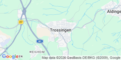 Karte Trossingen