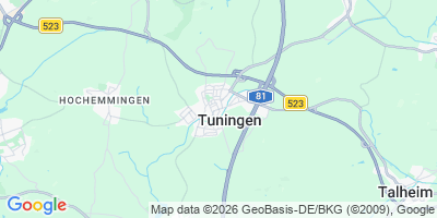 Karte Tuningen