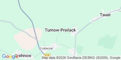 Karte Turnow-Preilack/Turnow-Pśiłuk