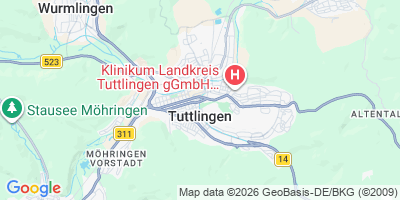 Karte Tuttlingen