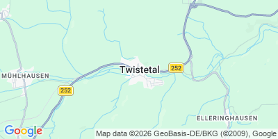 Karte Twistetal