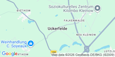 Karte Uckerfelde