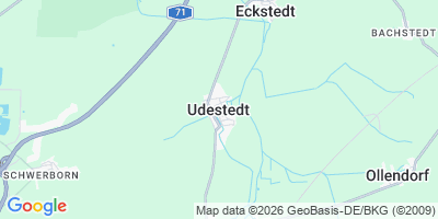Karte Udestedt