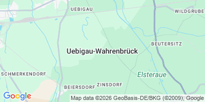 Karte Uebigau-Wahrenbrück