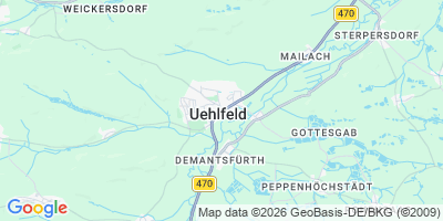 Karte Uehlfeld