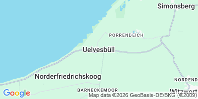 Karte Uelvesbüll