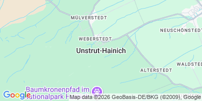 Karte Unstrut-Hainich