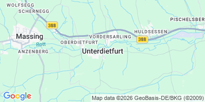 Karte Unterdietfurt