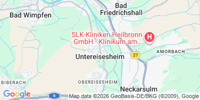 Karte Untereisesheim