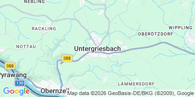 Karte Untergriesbach