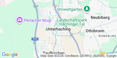 Karte Unterhaching