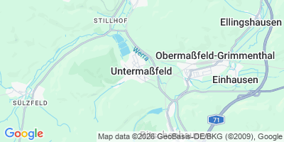 Karte Untermaßfeld