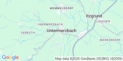 Karte Untermerzbach