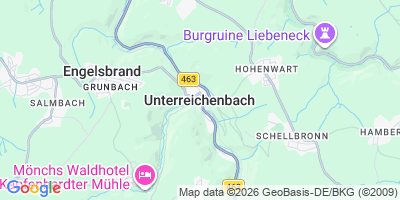 Karte Unterreichenbach