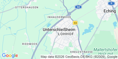 Karte Unterschleißheim