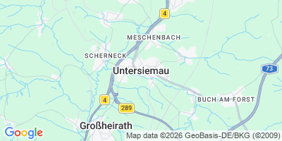 Karte Untersiemau