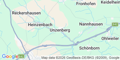 Karte Unzenberg