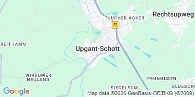Karte Upgant-Schott