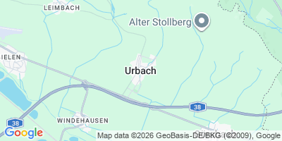 Karte Urbach