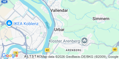 Karte Urbar