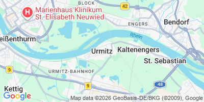 Karte Urmitz
