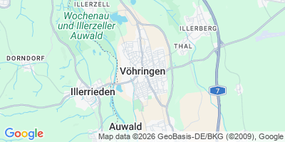Karte Vöhringen