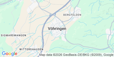 Karte Vöhringen