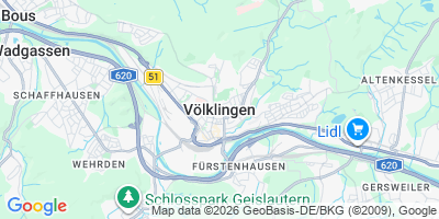 Karte Völklingen