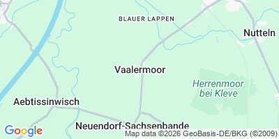 Karte Vaalermoor