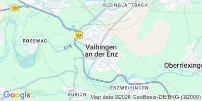Karte Vaihingen an der Enz