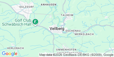 Karte Vellberg